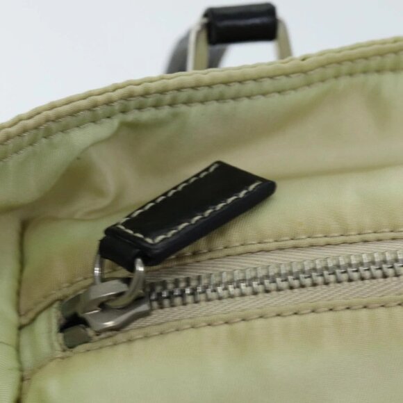 PRADA Hand Bag Nylon Cream Auth - Picture 13 of 16